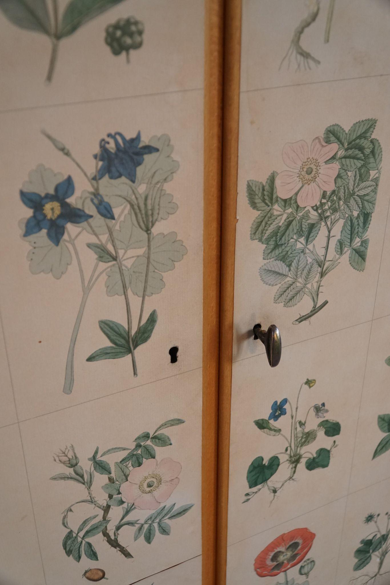 Axel Larsson Flora Cabinet for Bodafors, Swedish Mid-Century Modern, Made 1950s 12