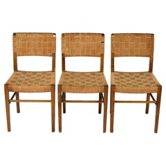 Axel Larsson, set of three chairs, model 905, 1930s