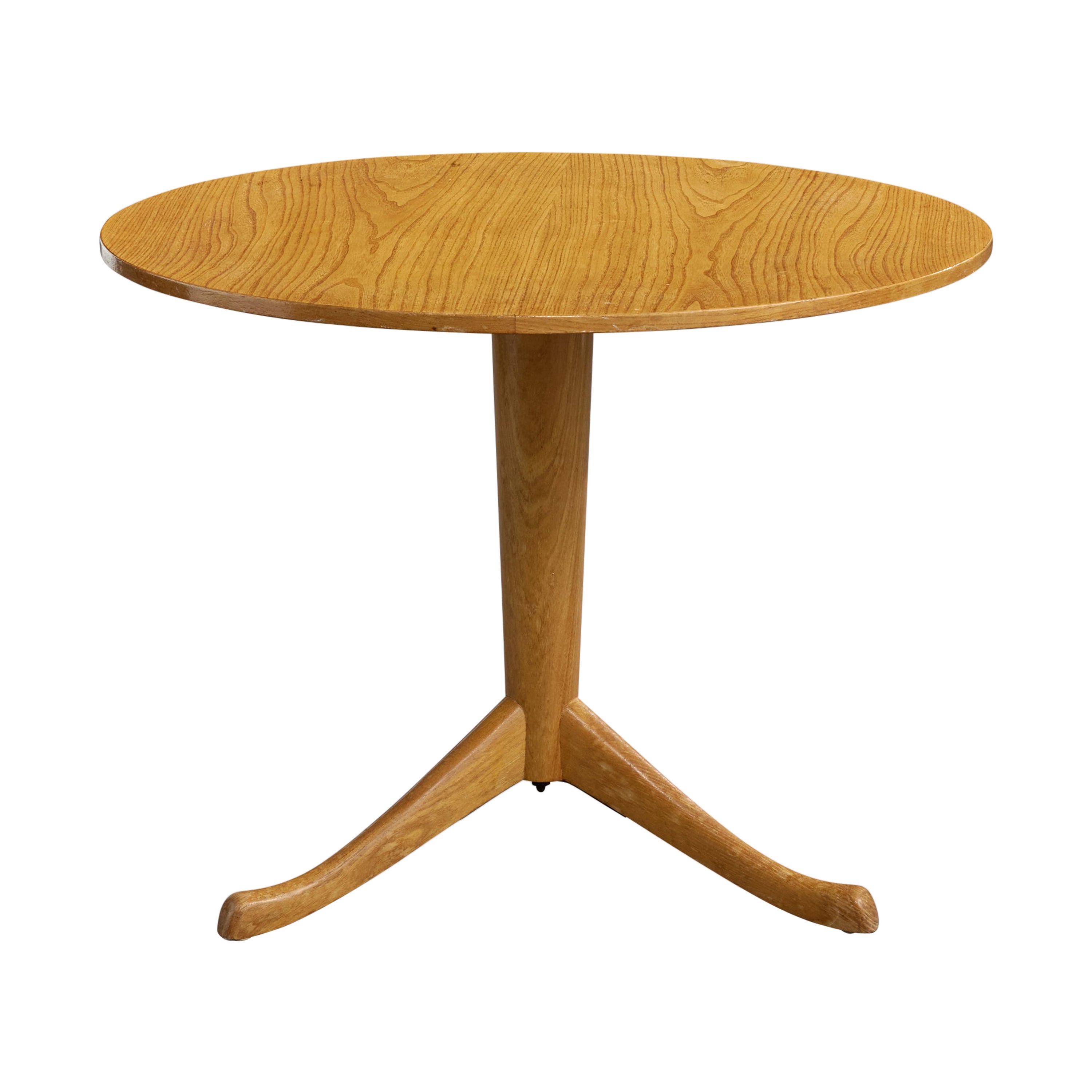 Axel Larsson, Side Table, Elm, Sweden, 1940s