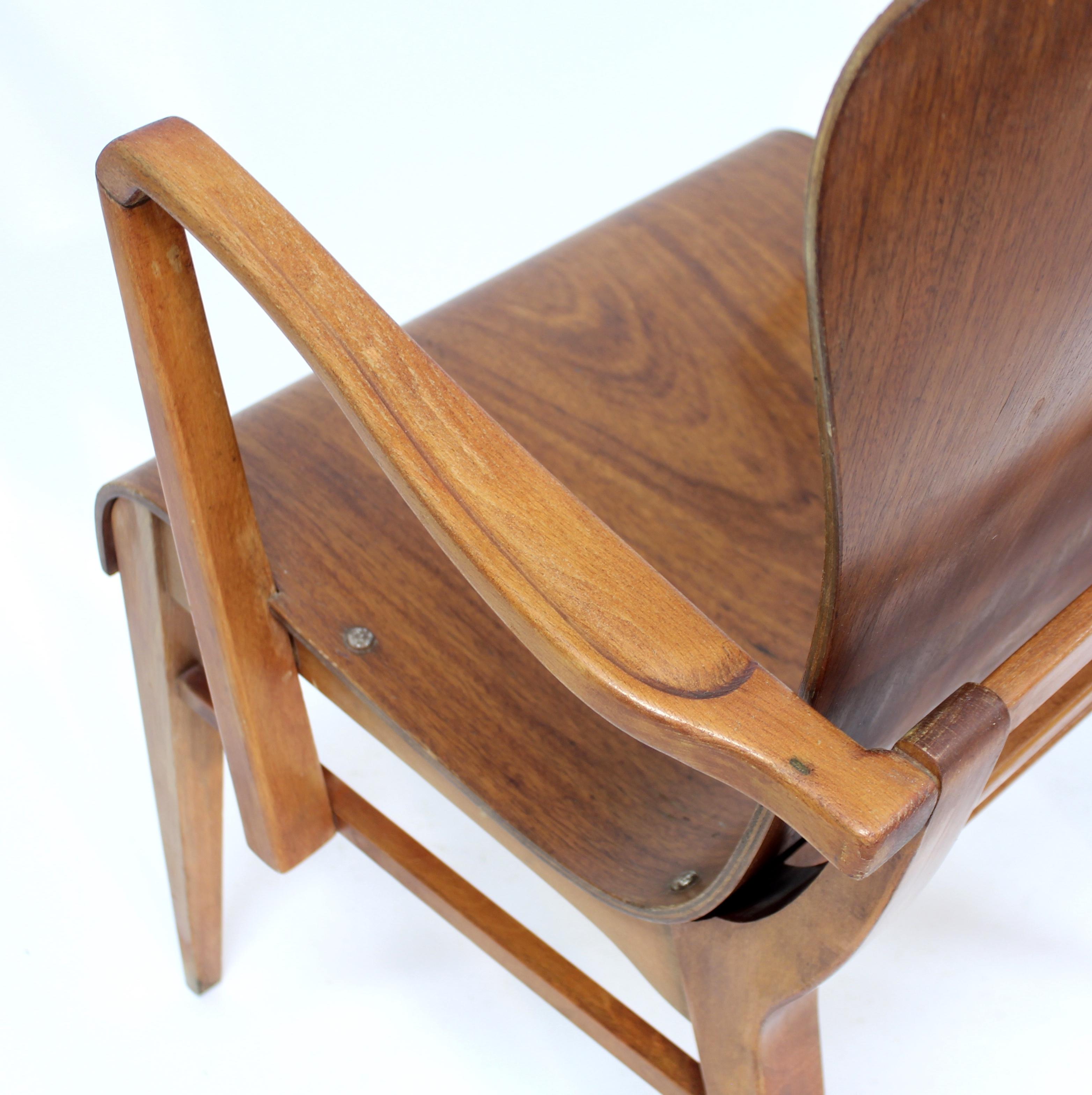 Axel Larsson, teak armchair for Svängsta Stilmöbler, 1950s For Sale 4