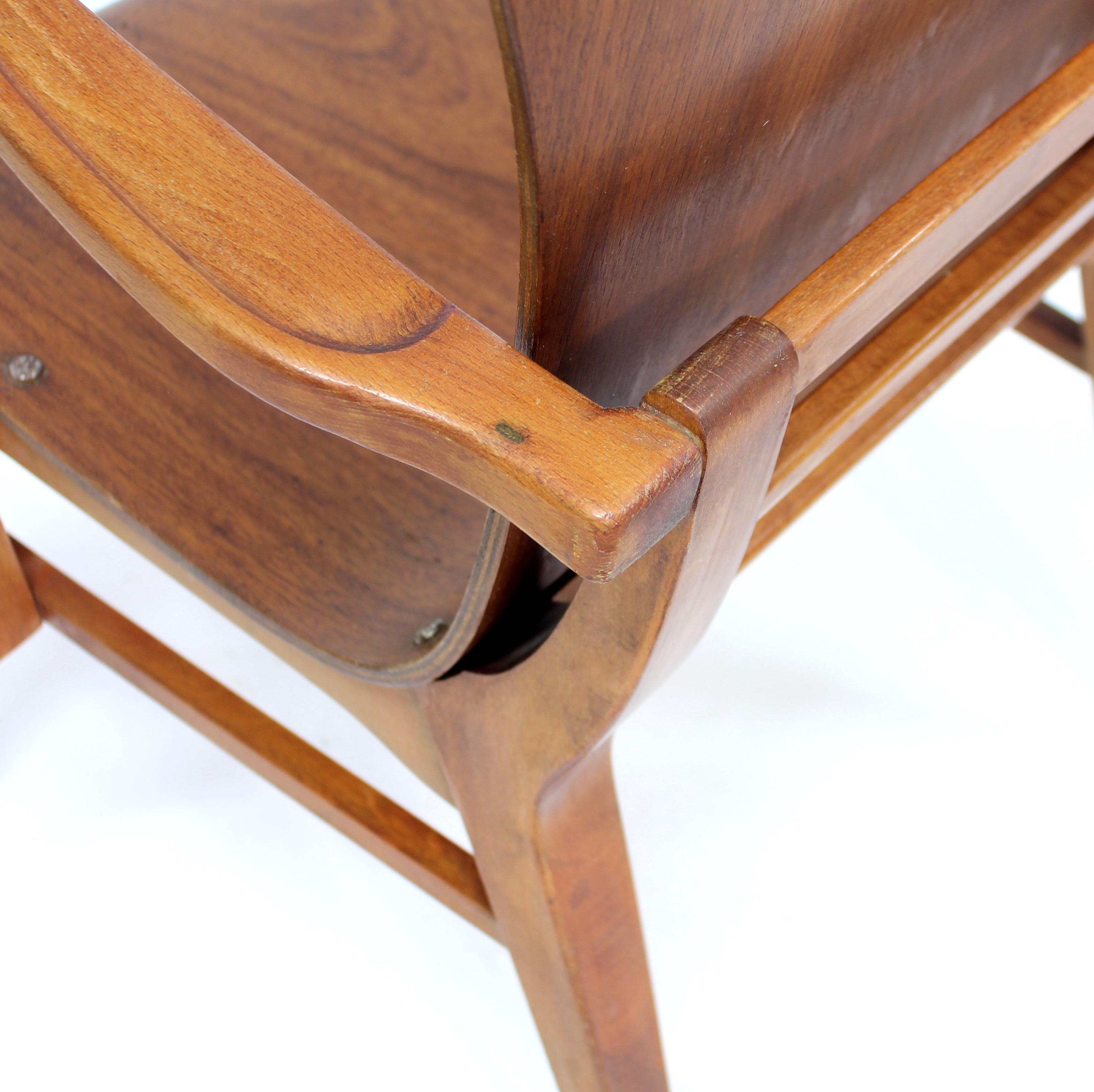 Axel Larsson, teak armchair for Svängsta Stilmöbler, 1950s For Sale 5