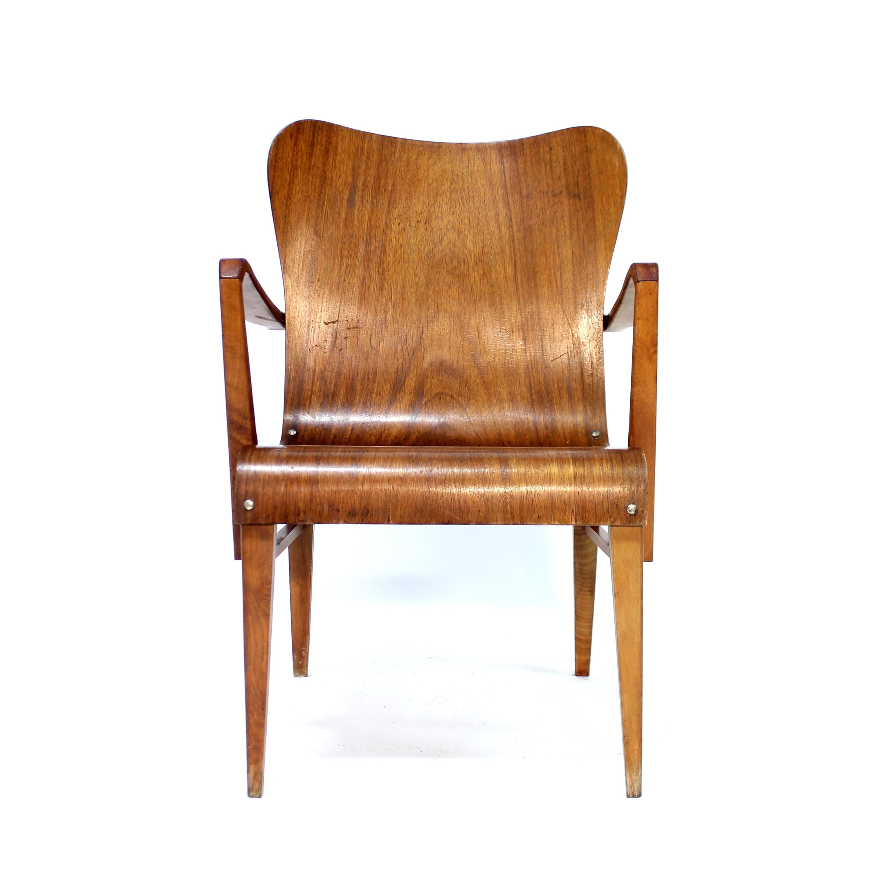Axel Larsson, teak armchair for Svängsta Stilmöbler, 1950s In Good Condition For Sale In Uppsala, SE