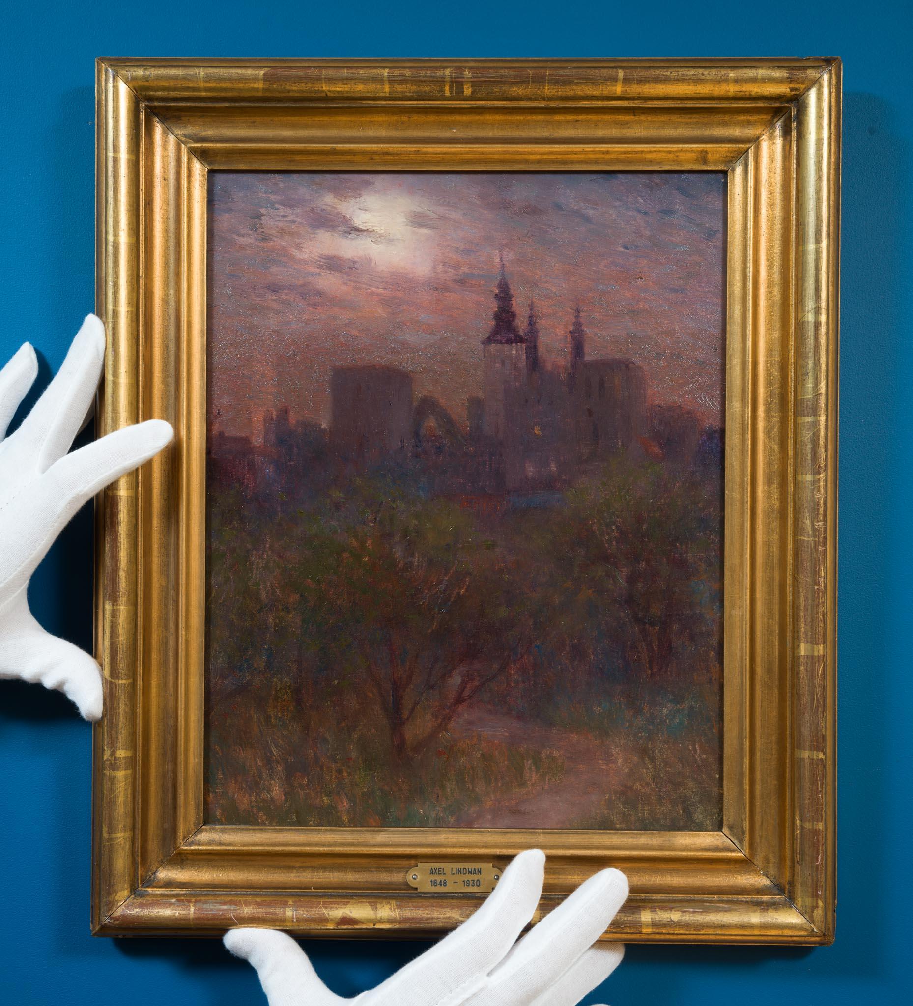 Evening Sun, View of Visby, c. 1896 For Sale 4
