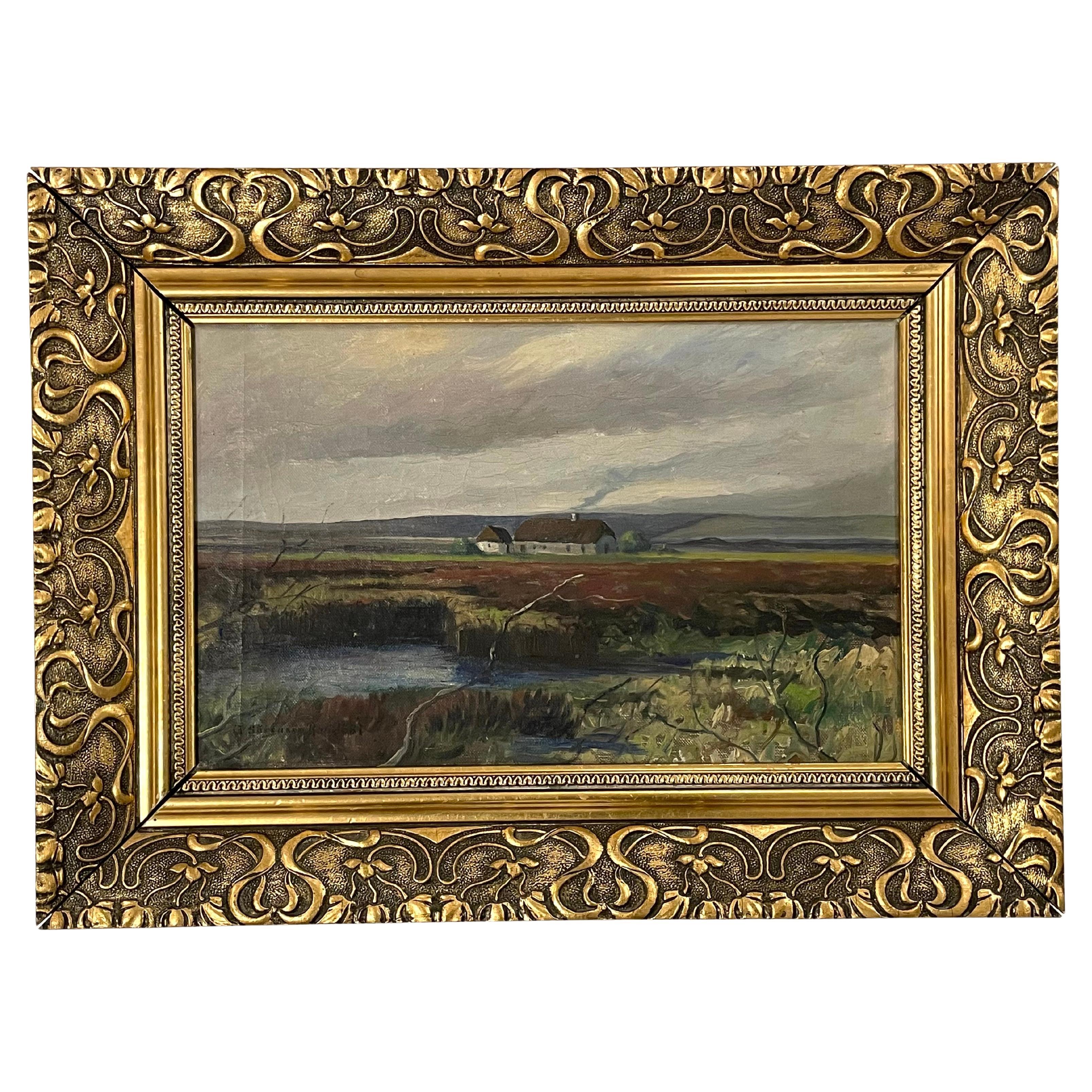 Axel Martinus Sørensen (1890–1969) – Danish Landscape, Randbøl For Sale