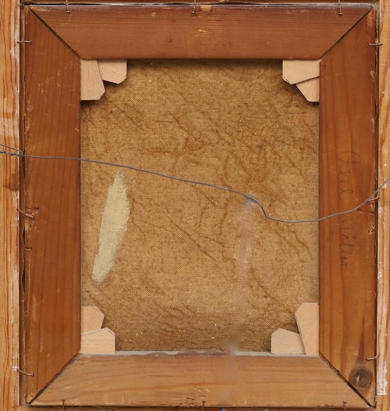 Blick vom Højbro Plads in Kopenhagen an einem Wintertag von Axel Möller (1862-1958), signiert und datiert 