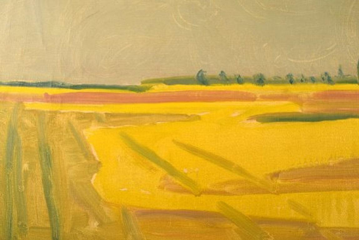 Danish Axel P. Jensen, Landscape. Oil on Canvas