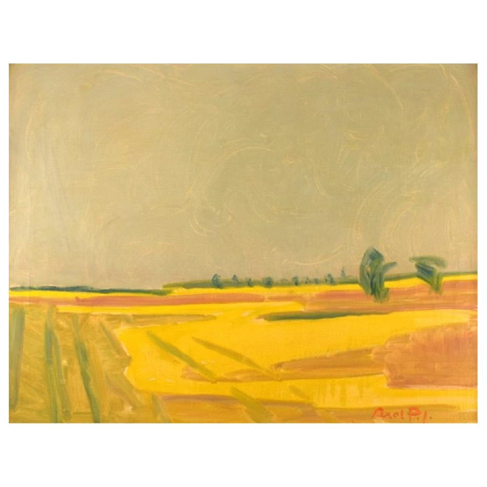 Axel P. Jensen, Landscape. Oil on Canvas