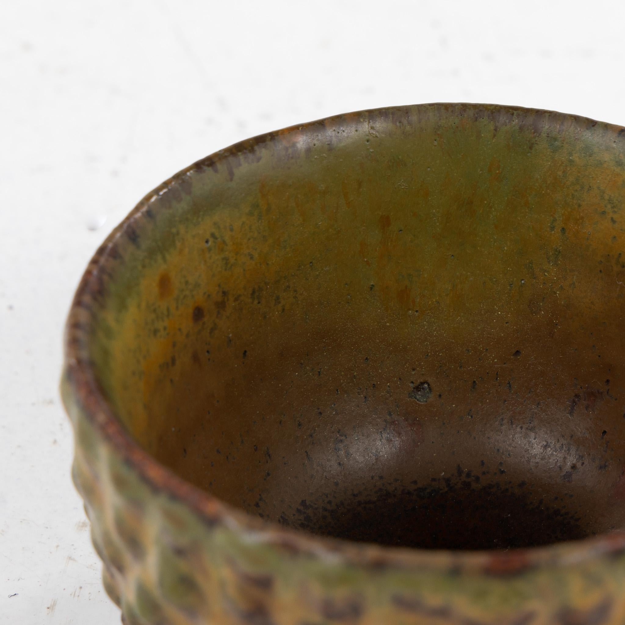 Mid-Century Modern Glazed stoneware bowl by Axel Salto For Sale