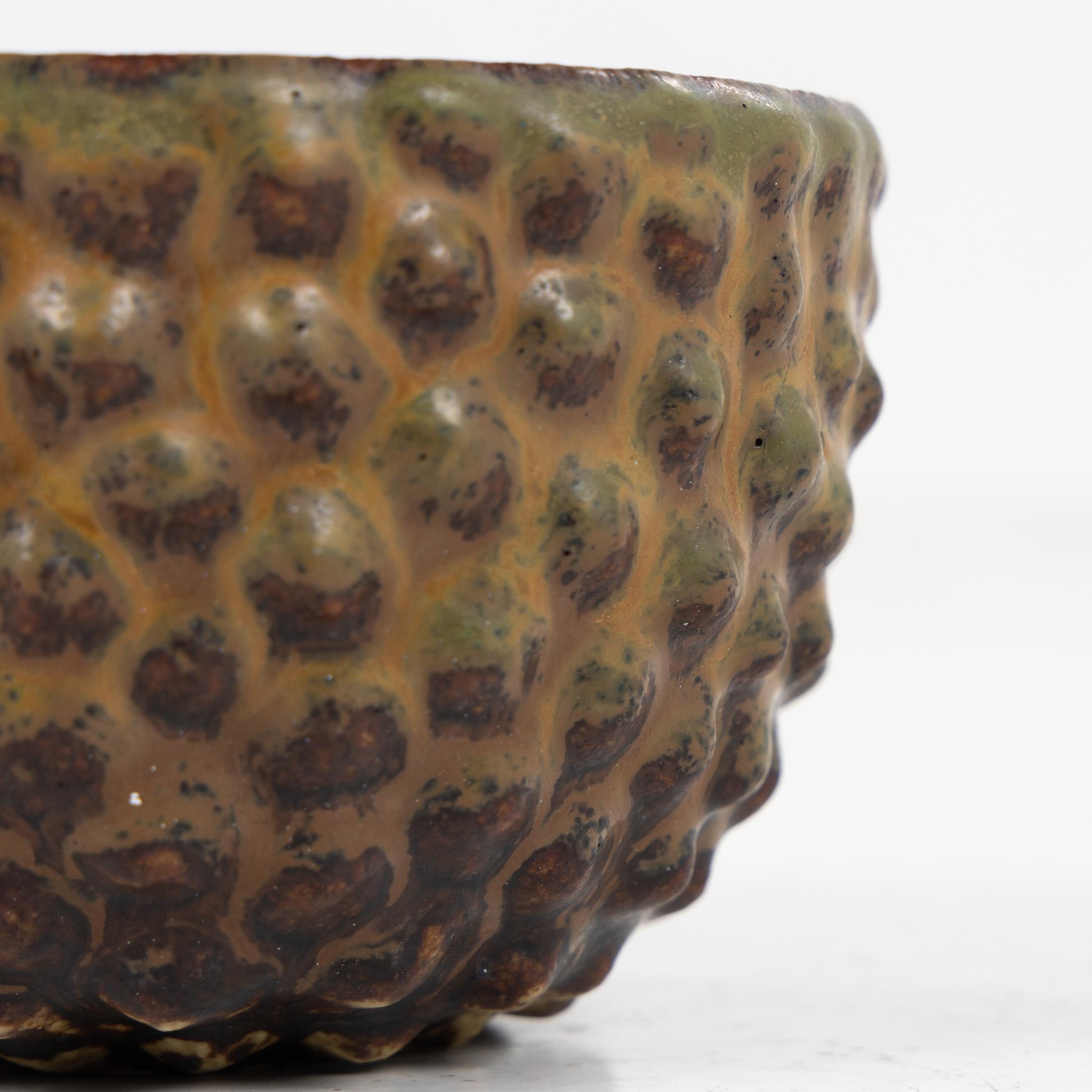 Danish Glazed stoneware bowl by Axel Salto For Sale