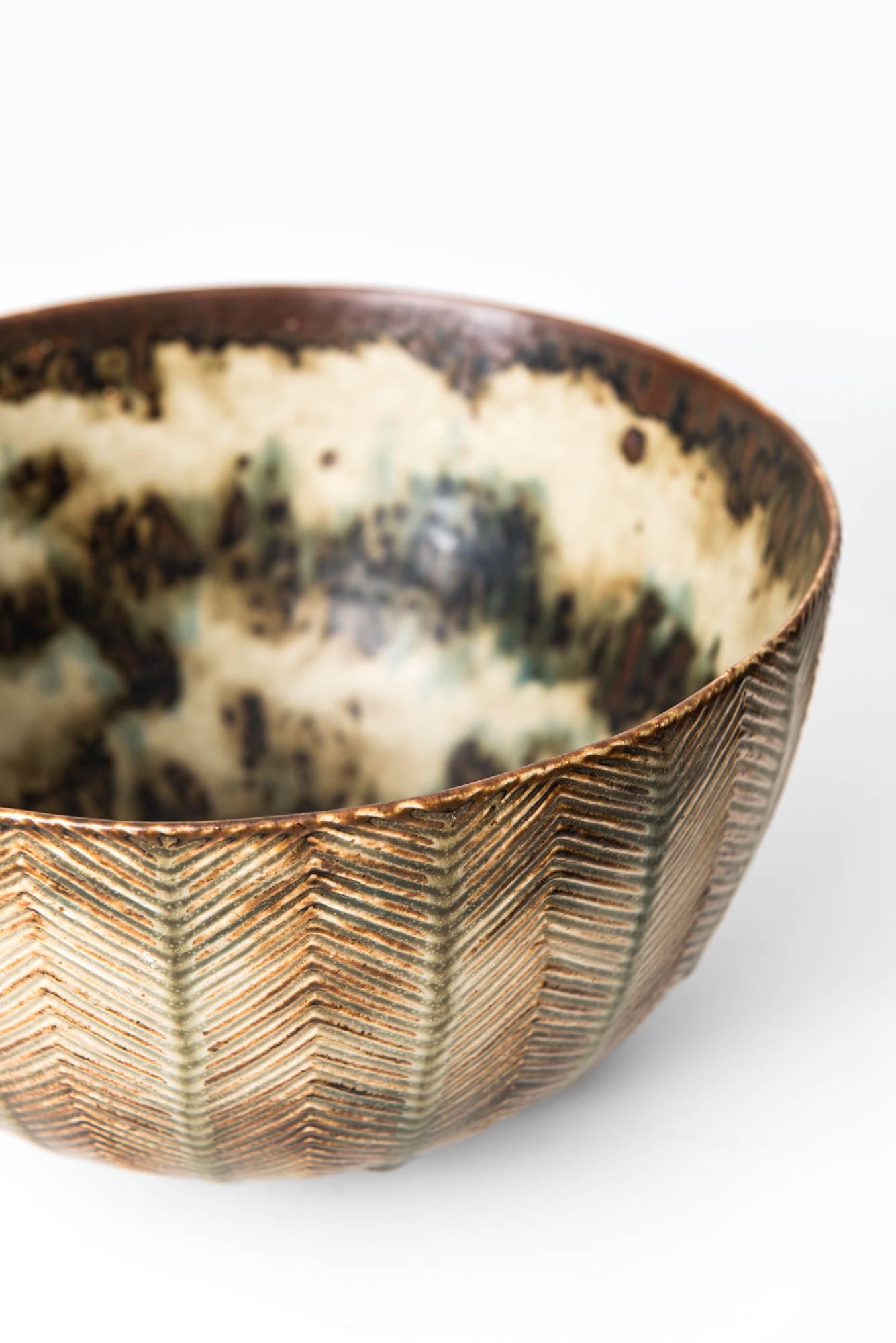 Danish Axel Salto Ceramic Bowl Nr 20716 by Royal Copenhagen in Denmark