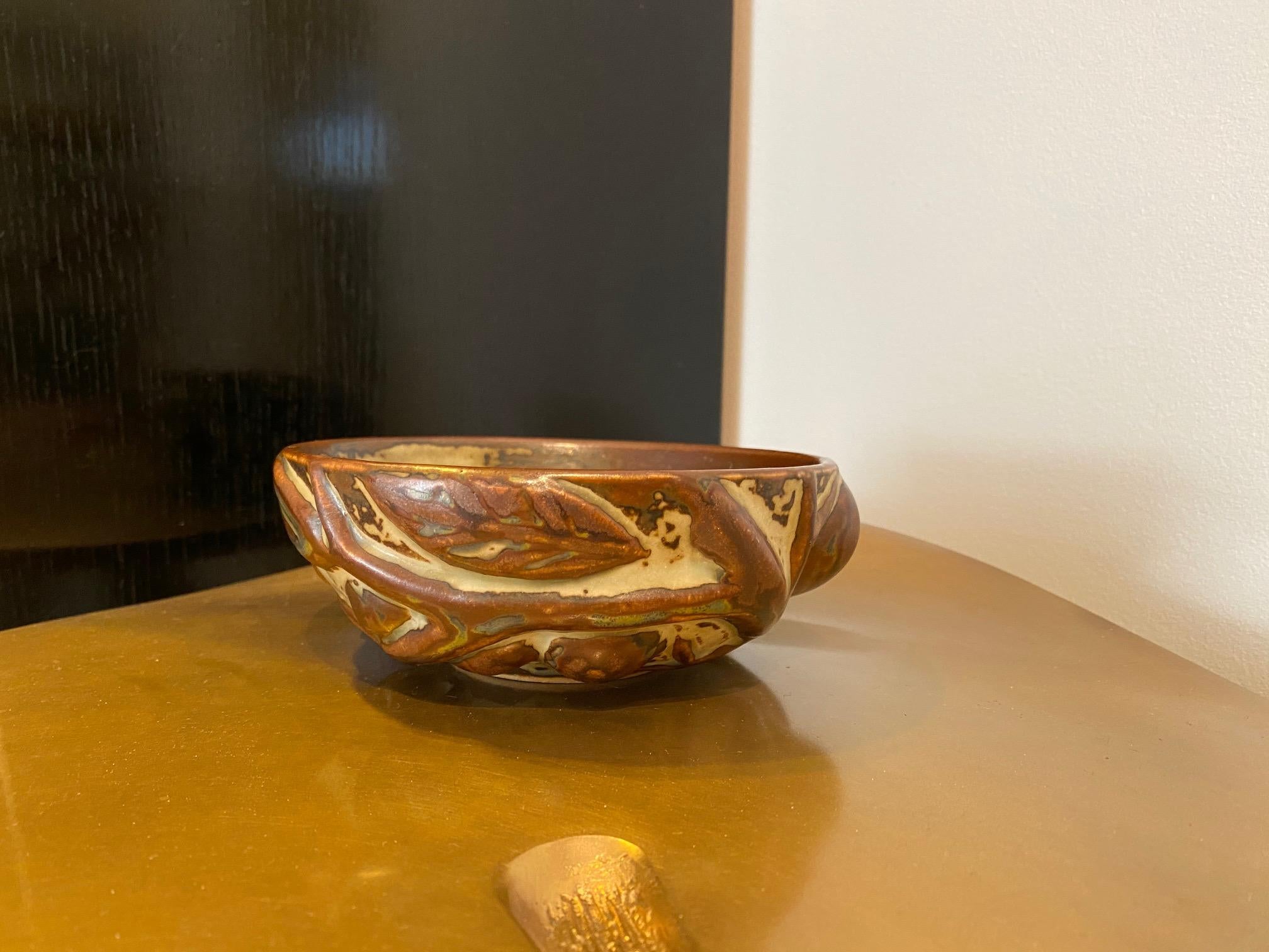 Axel Salto for Royal Copenhagen Ceramic Bowl, 1940s In Good Condition In Paris, FR