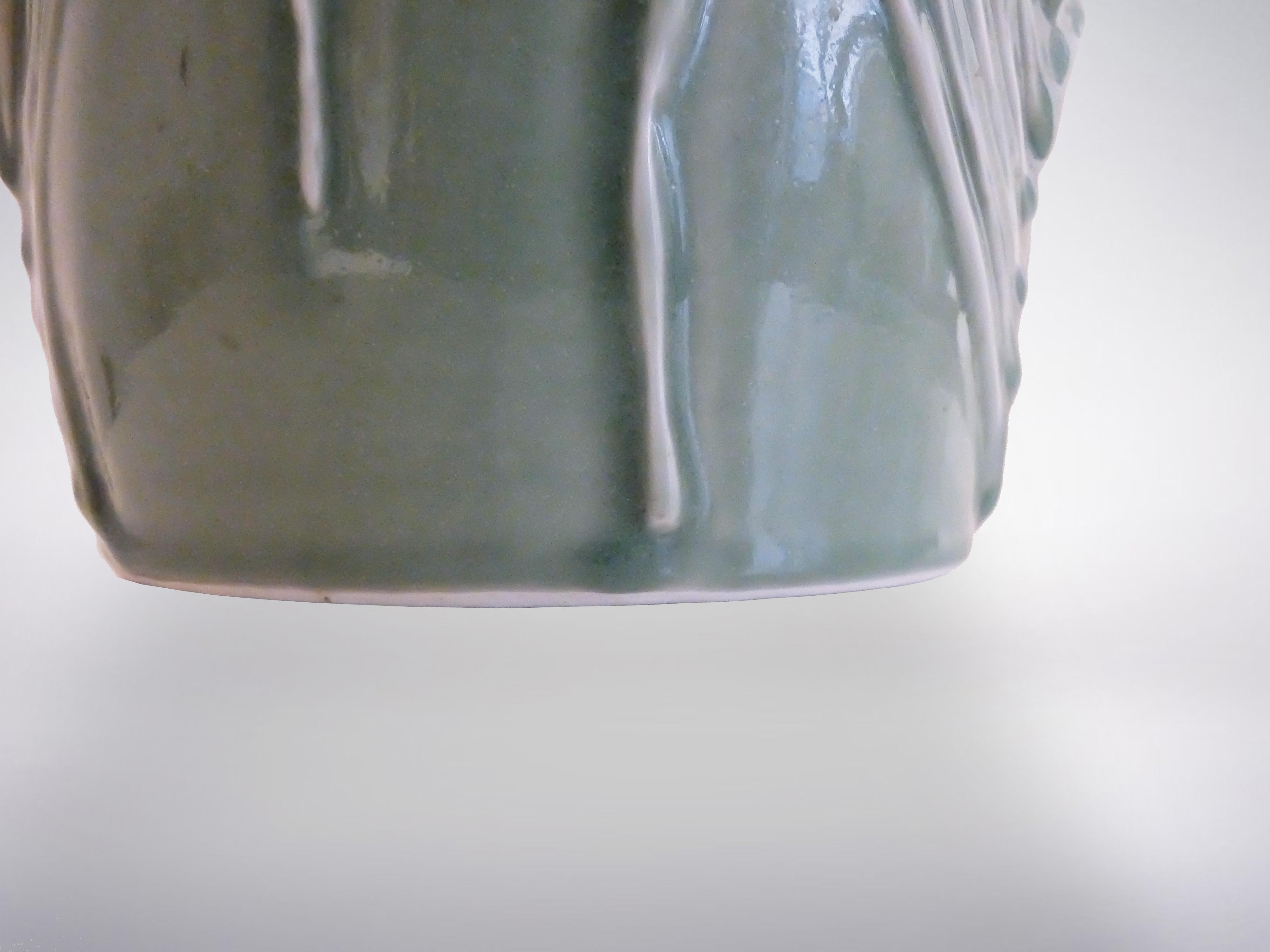 Mid-20th Century Axel Salto for Royal Copenhagen, Living Stone Ceramic Monumental Vase, 1938 For Sale