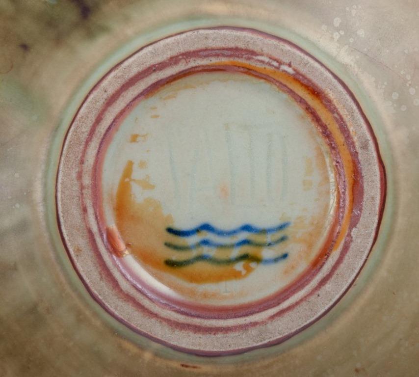 Axel Salto per Royal Copenhagen. Vaso a forma di cipolla in gres con smalto Sung An. in vendita 2