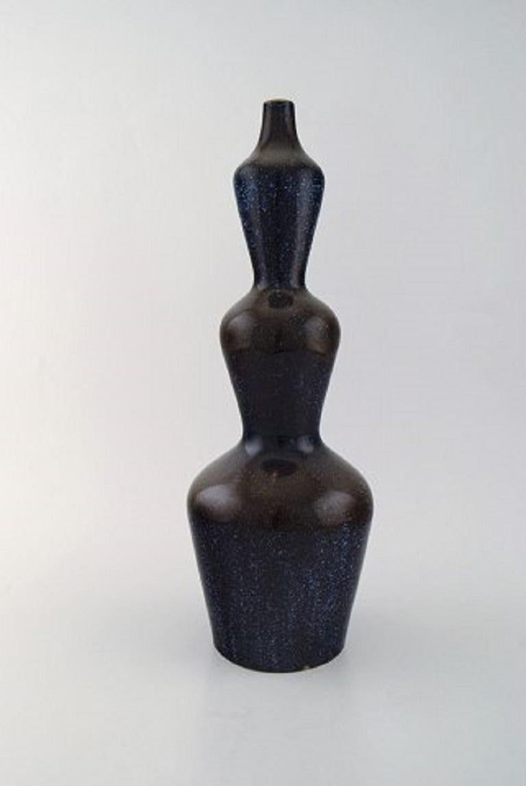 Scandinavian Modern Axel Salto for Royal Copenhagen, Rare Colossal Triple Gourd-Shaped Vase, 1940s