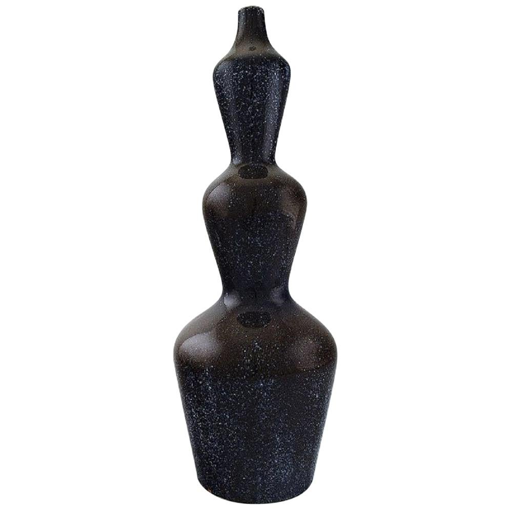 Axel Salto for Royal Copenhagen, Rare Colossal Triple Gourd-Shaped Vase, 1940s