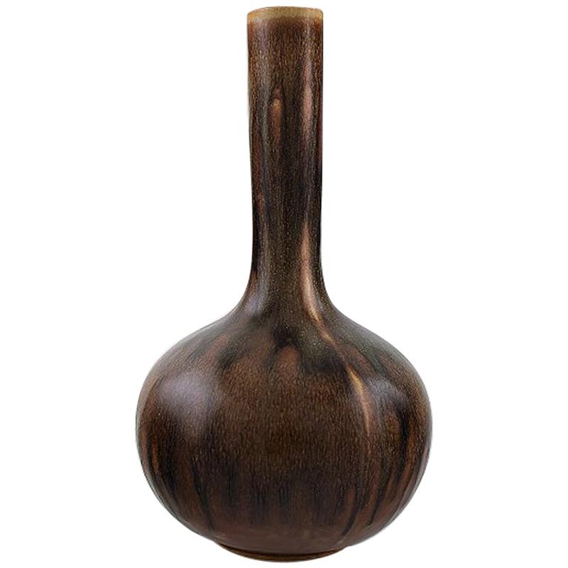 Axel Salto for Royal Copenhagen, Vase in Glazed Stoneware, Beautiful Glaze