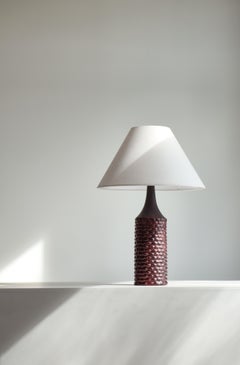 Axel Salto Large Table Lamp in Oxblood Glaze from Royal Copenhagen, 1958