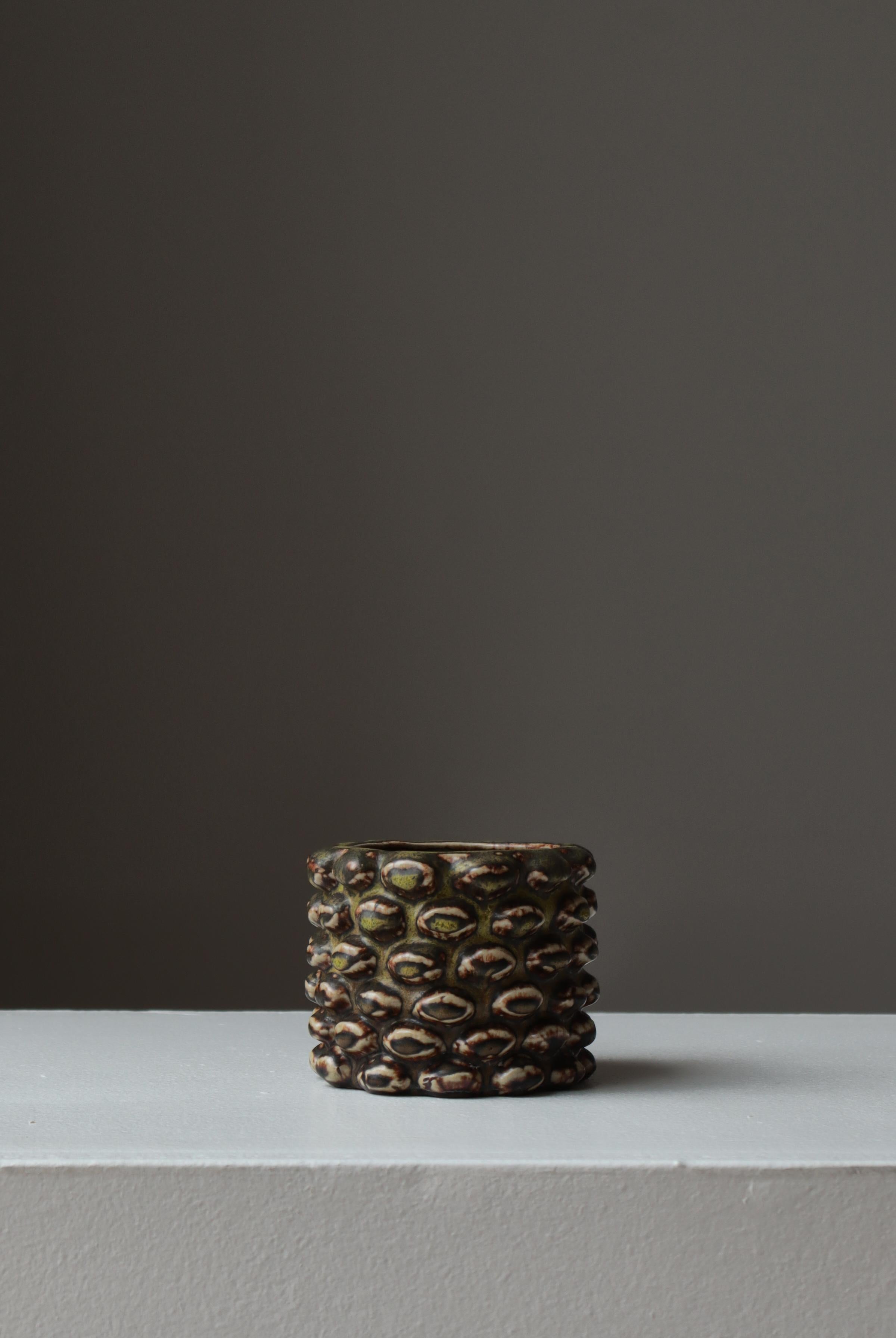 Scandinavo moderno Tazza in gres The Modern Scandinavian n. 20702 Smalto Solfatara, 1944 in vendita