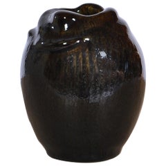 Axel Salto Stoneware Vase Model 21451 in Budding Style for Royal Copenhagen