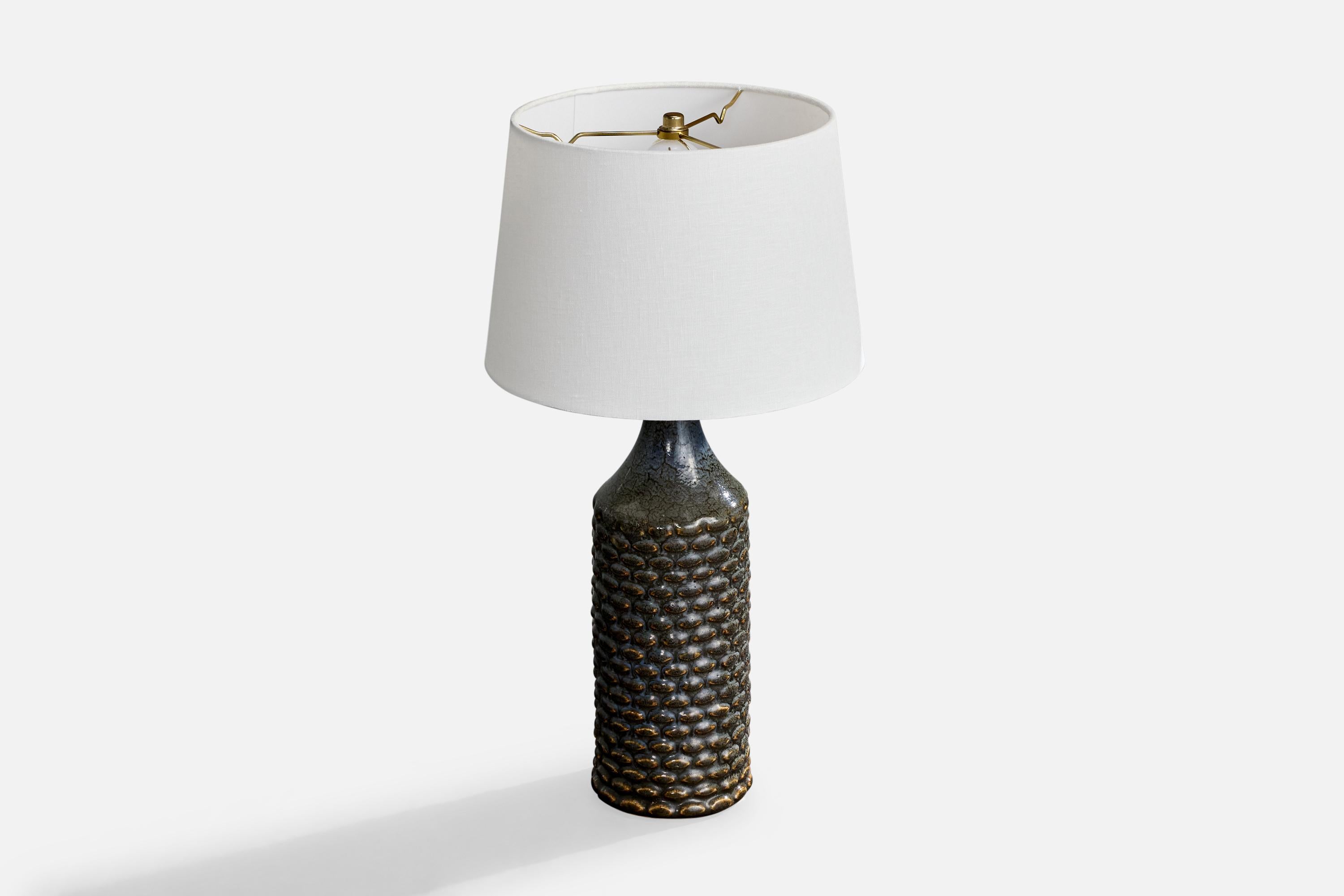 Axel Salto, Tischlampe, Steingut, Dänemark, 1940er Jahre (Skandinavische Moderne) im Angebot