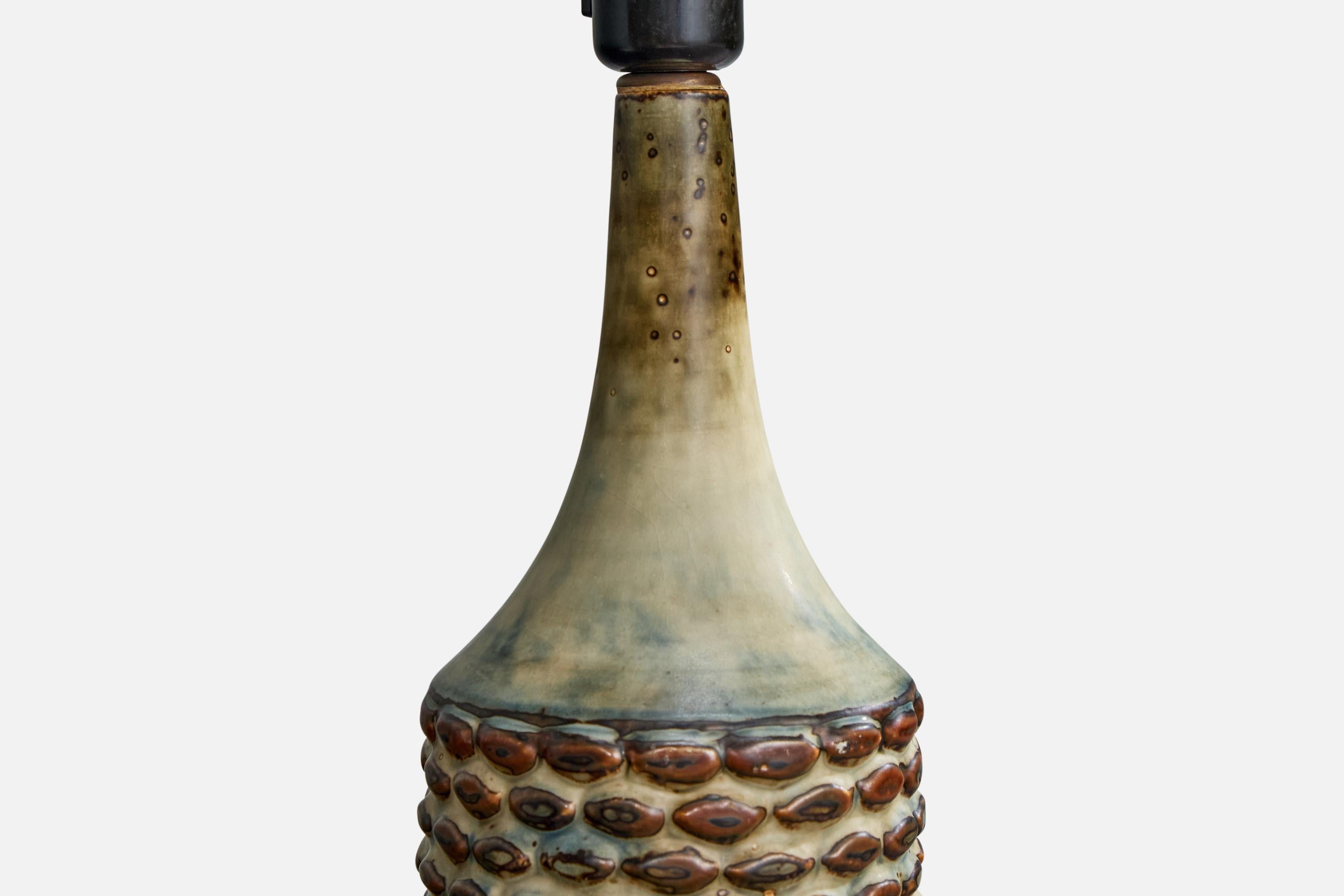 Axel Salto, Lámpara de sobremesa, Gres, Dinamarca, Década de 1940 Danés en venta