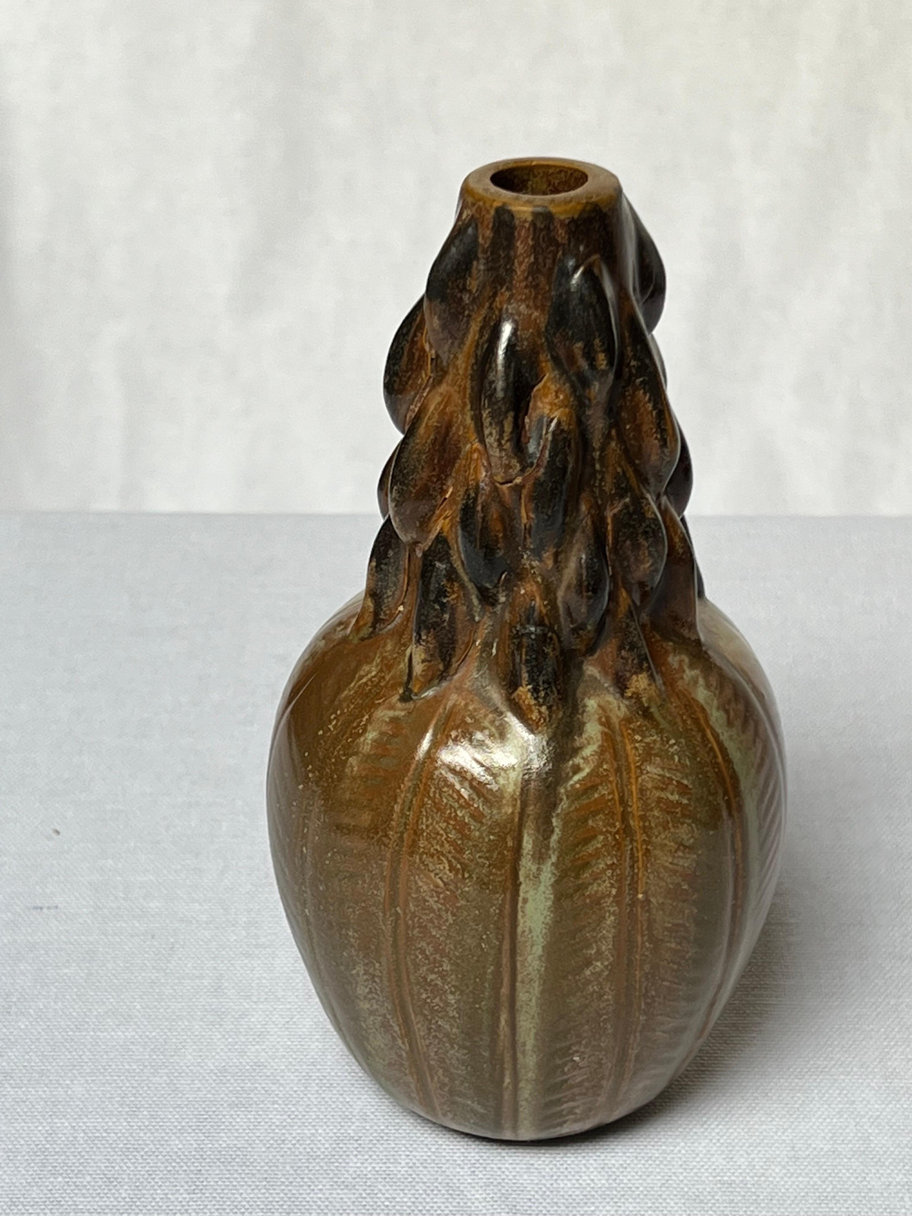 Einzigartige dänische Vase von Axel Salto, nach Salto. Königlich Kopenhagen (Skandinavische Moderne) im Angebot