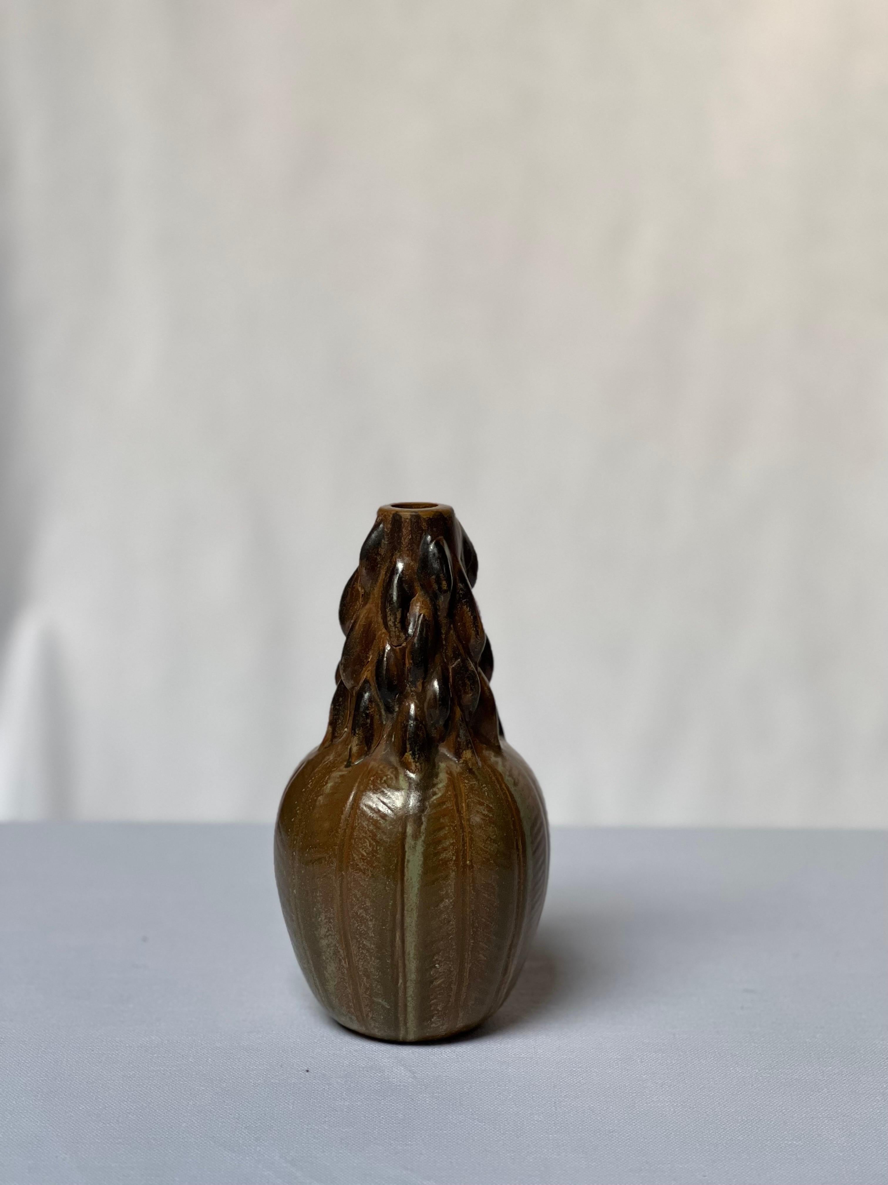 Einzigartige dänische Vase von Axel Salto, nach Salto. Königlich Kopenhagen (Keramik) im Angebot