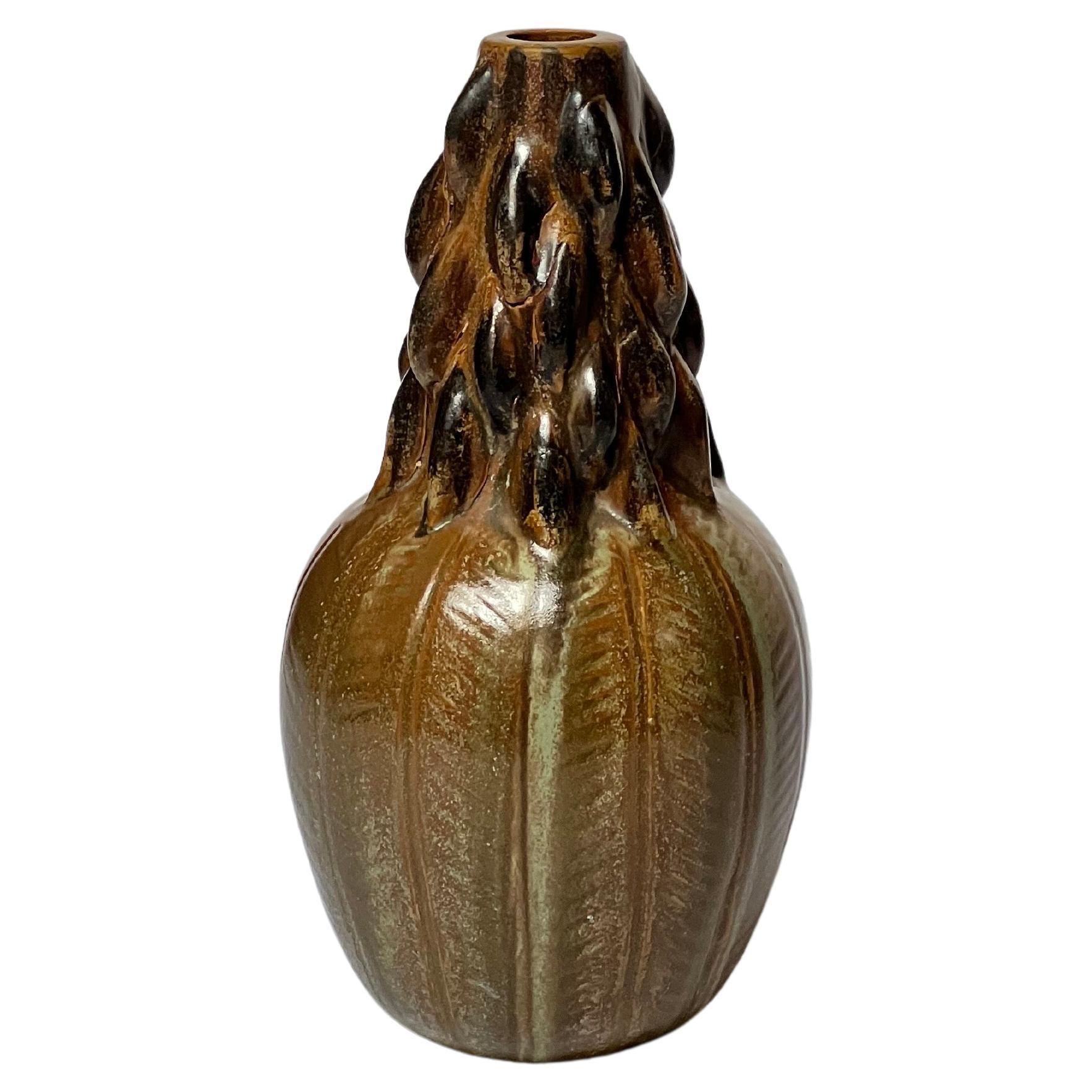 Axel Salto Unique Danish vase, in the manner of Salto. Royal Copenhagen For Sale