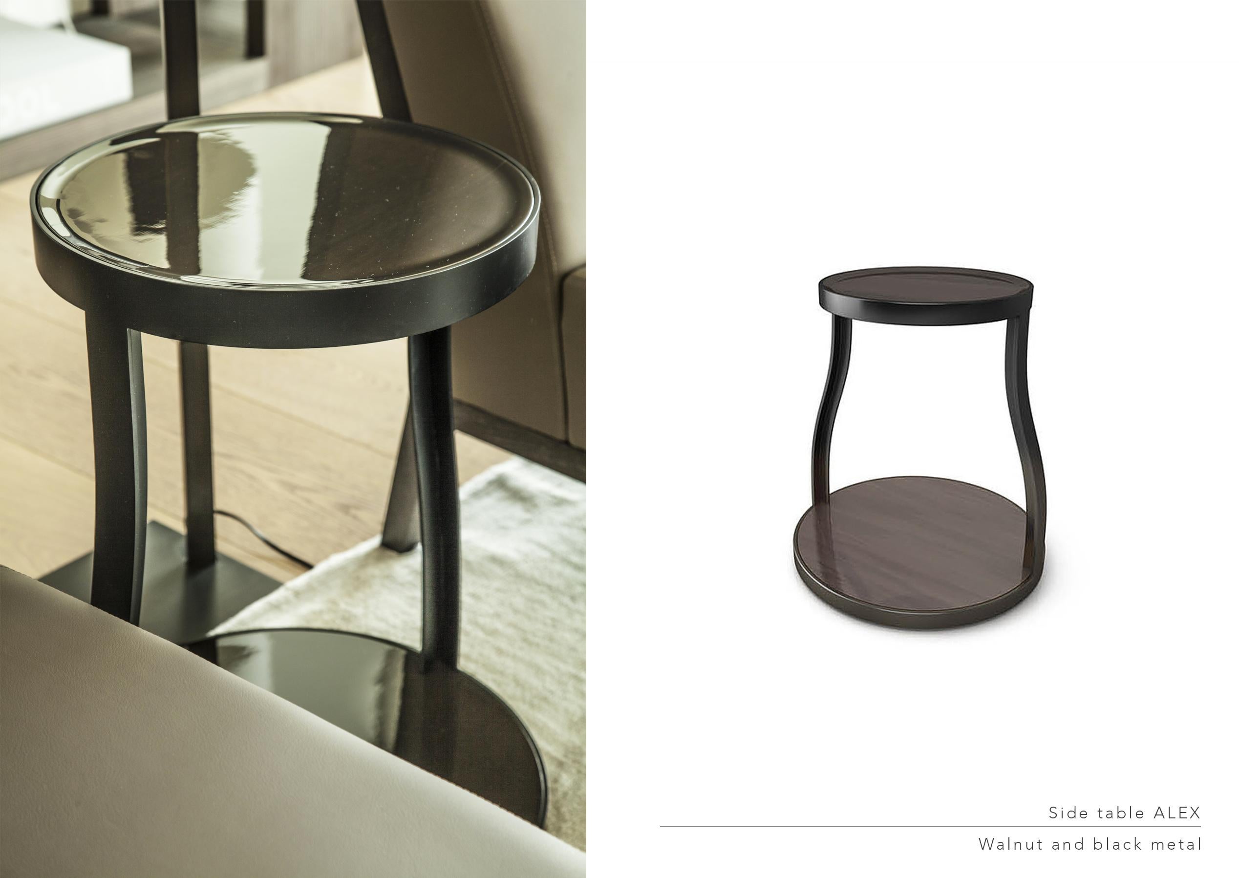 French Axel Side Table by LK Edition For Sale