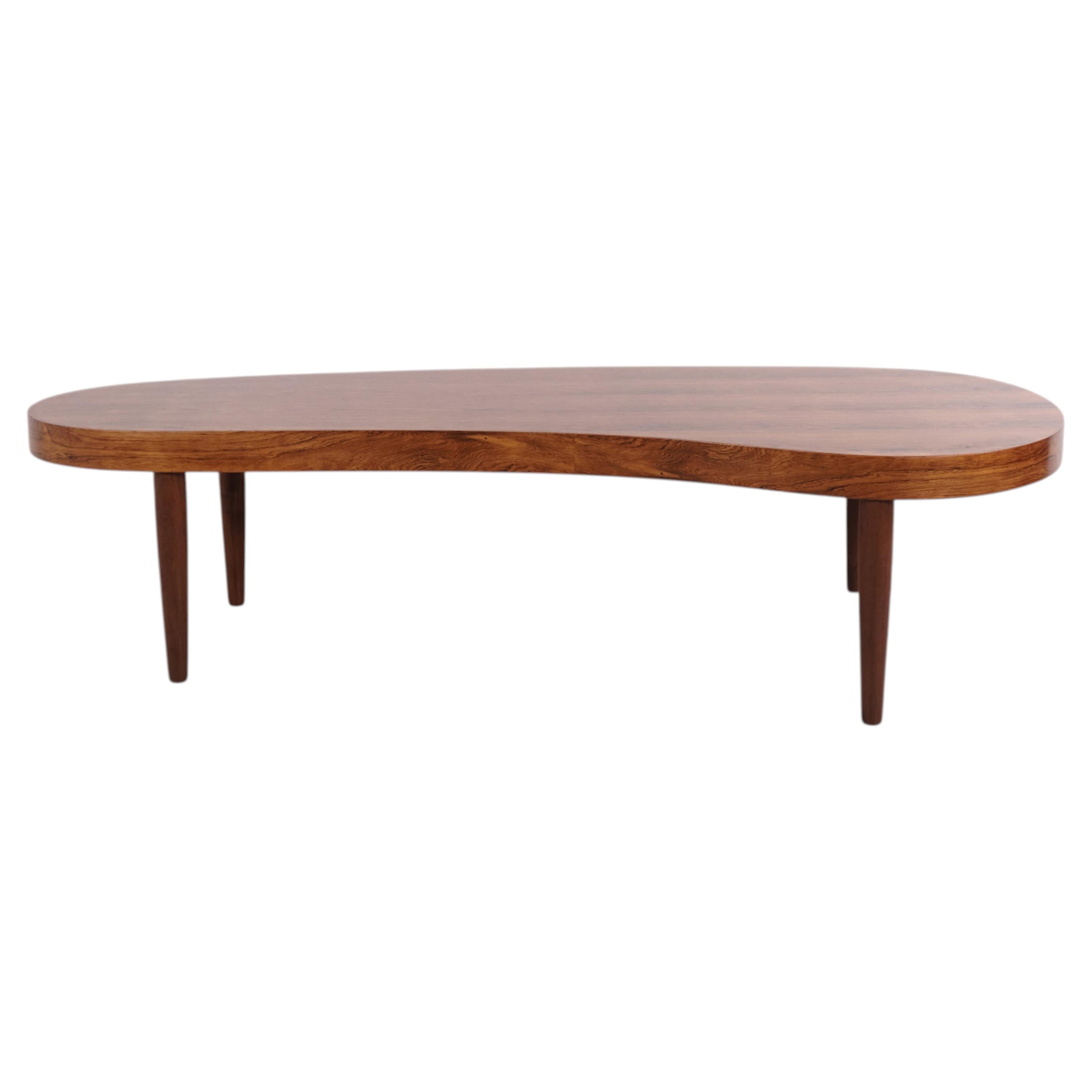 Axel Stensen Model PD 81 Rosewood Coffee Table for Povl Dinesen Denmark 1960s