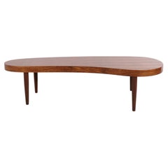 Axel Stensen Model PD 81 Rosewood Coffee Table for Povl Dinesen Denmark 1960s