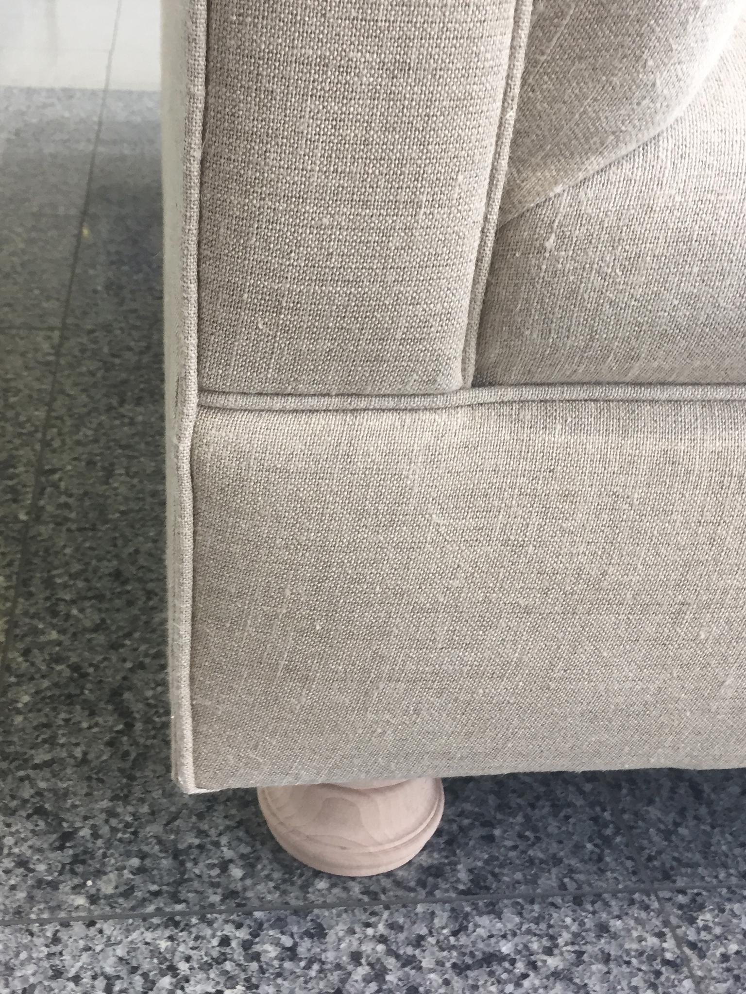 Axel Vervoordt Custom Sofa in Belgian Linen 3