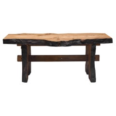 Axel Vervoordt Style Wabi-Sabi Dining Table, Atelier Marolles, 1960s, Rustic