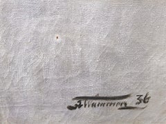 Axel Wammen Large Danish still life painting from the 1930ties