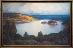 Landscape Painting from Dalsland, Sweden by Axel Zachrison