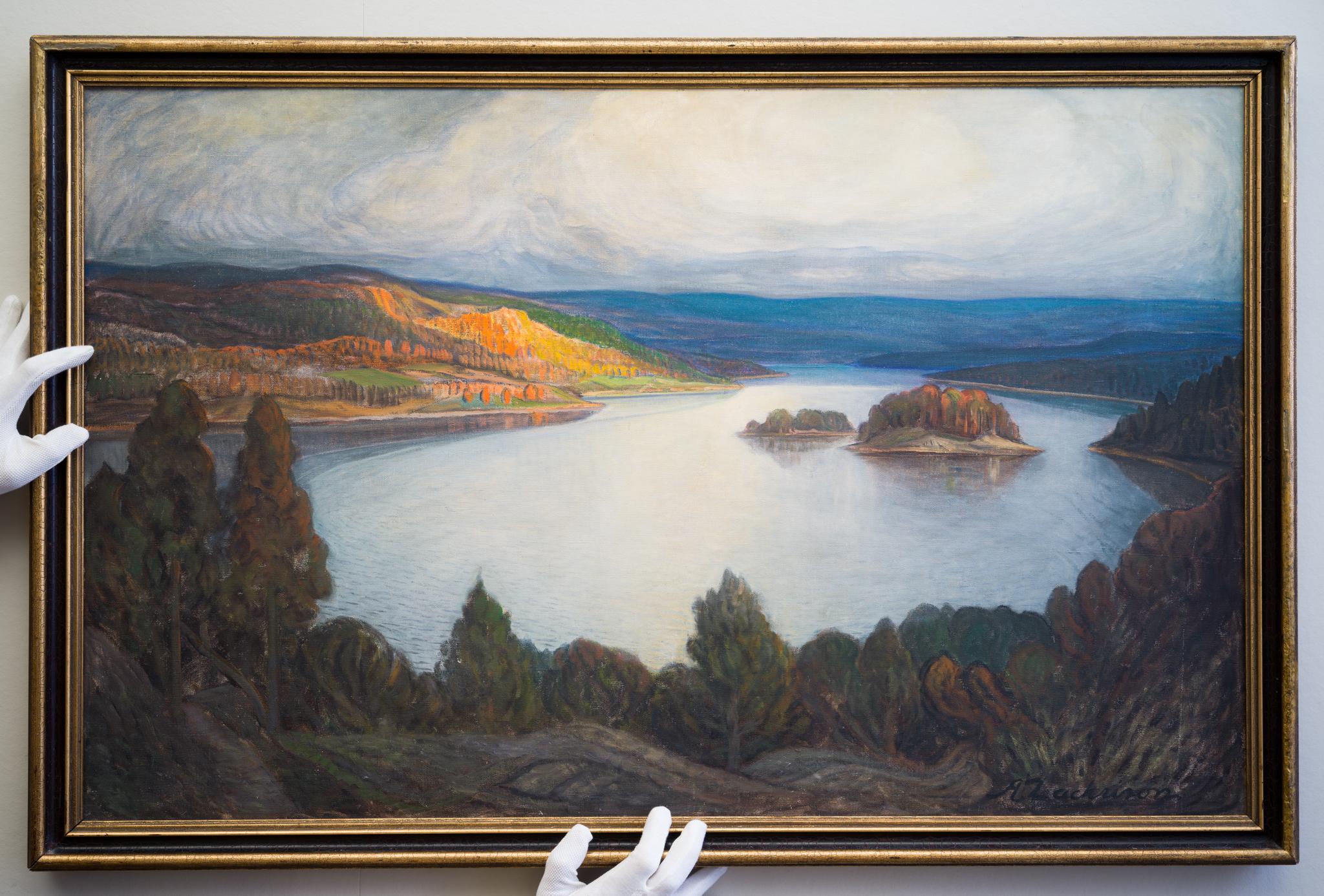 Landscape Painting from Dalsland, Sweden by Axel Zachrison  For Sale 1