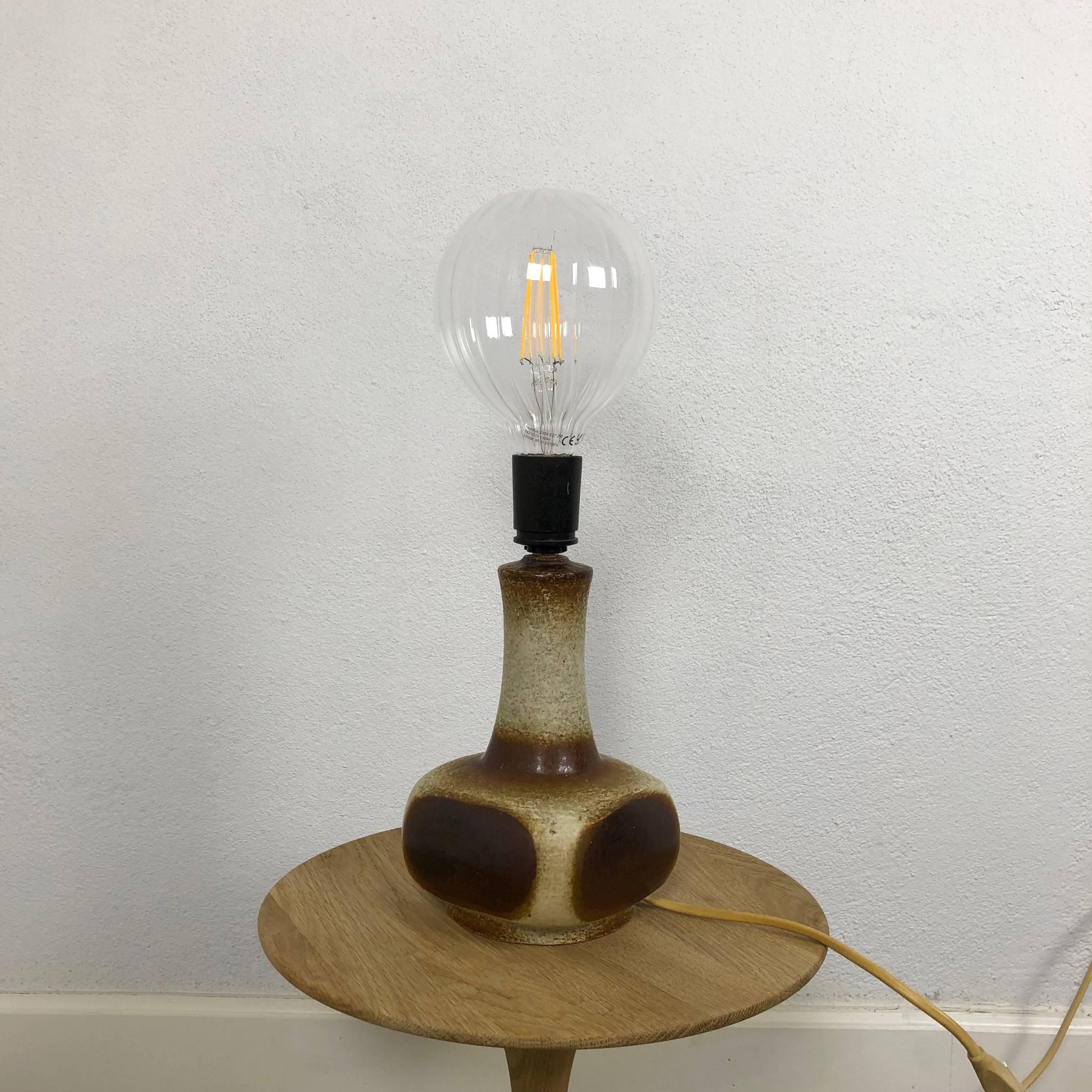Mid-Century Modern Axella, Danish Ceramic Lamp For Sale