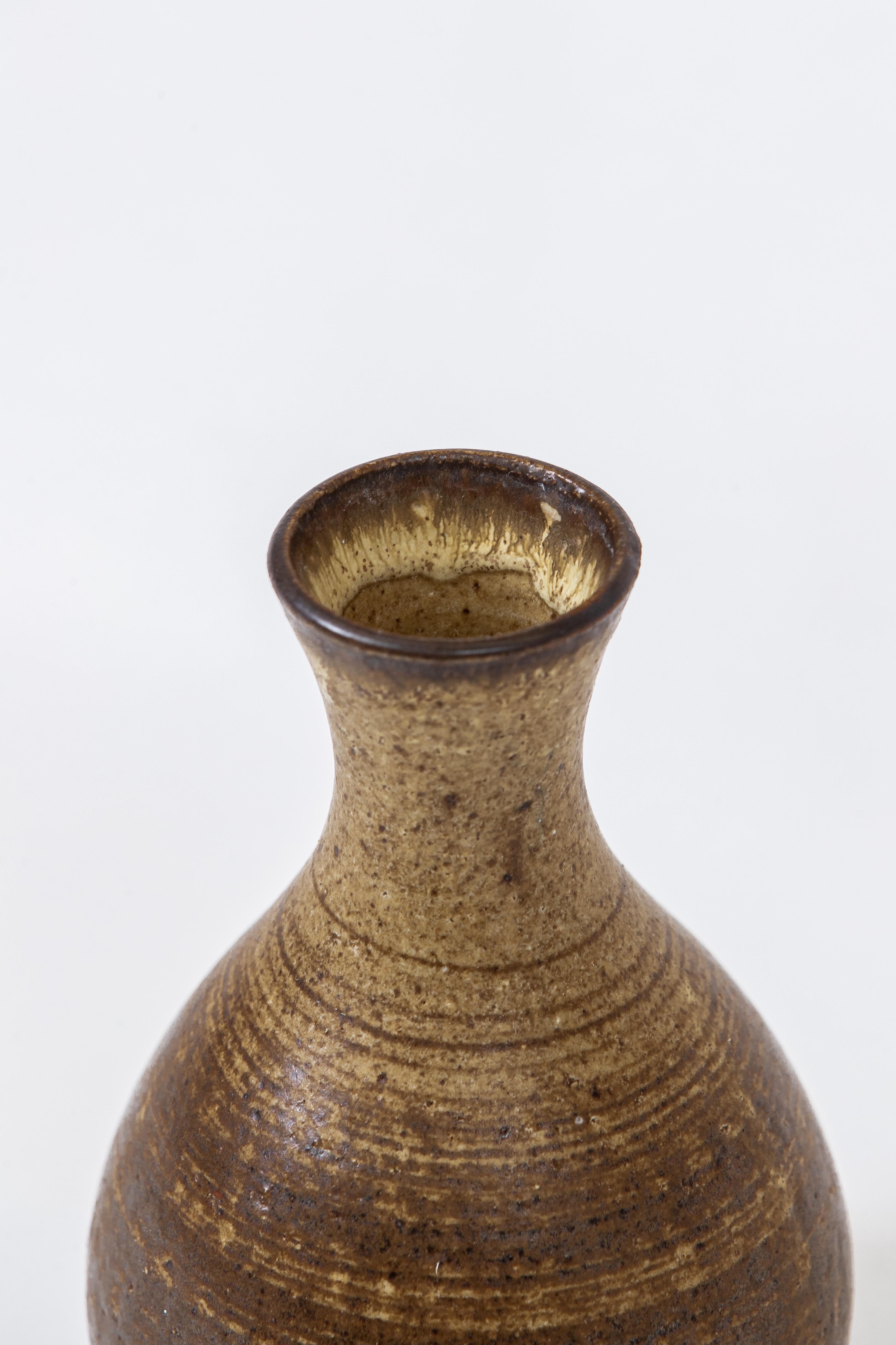 Mid-Century Modern Axella Stentøj Ceramic Bud Vase, Denmark, 1960s