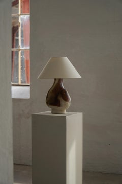 Axella Stentøj, Danish Sculptural Stoneware Table Lamp, Model 989, 1960s–70s