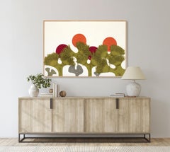 Badessa - Grande forme organique vibrante Oeuvre d'art contemporain