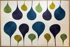 "Salamandre" Rope work on canvas, by Axelle Gosse ("39 x 59 in"), 2024