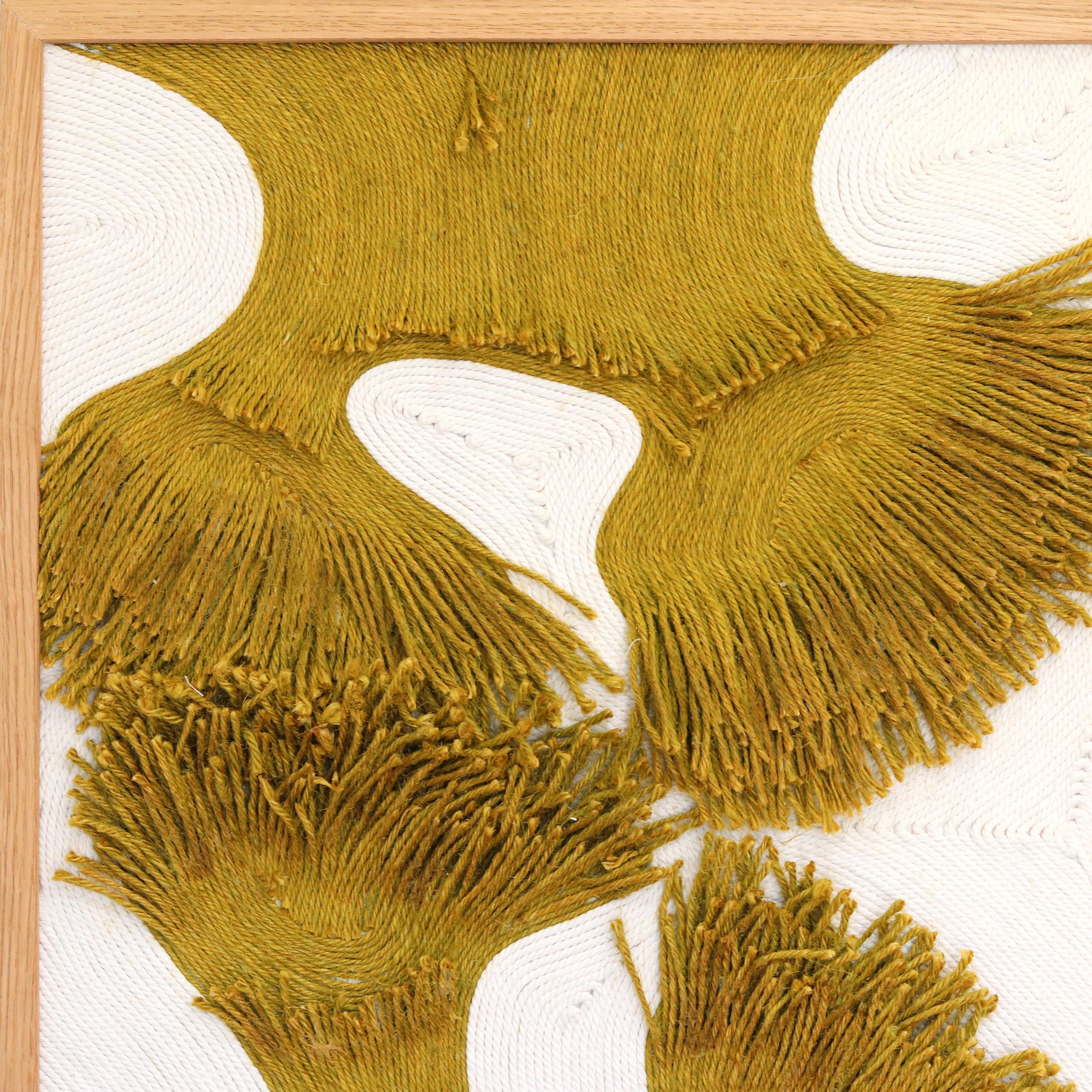 Sodad - Obra de Arte Contemporánea Abstracta Floral Vibrante Grande en venta 4