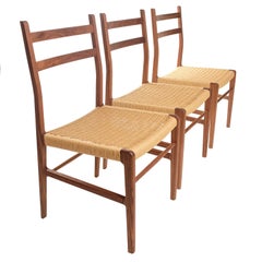 Axis Dining Chair in Walnut and Danish Cord