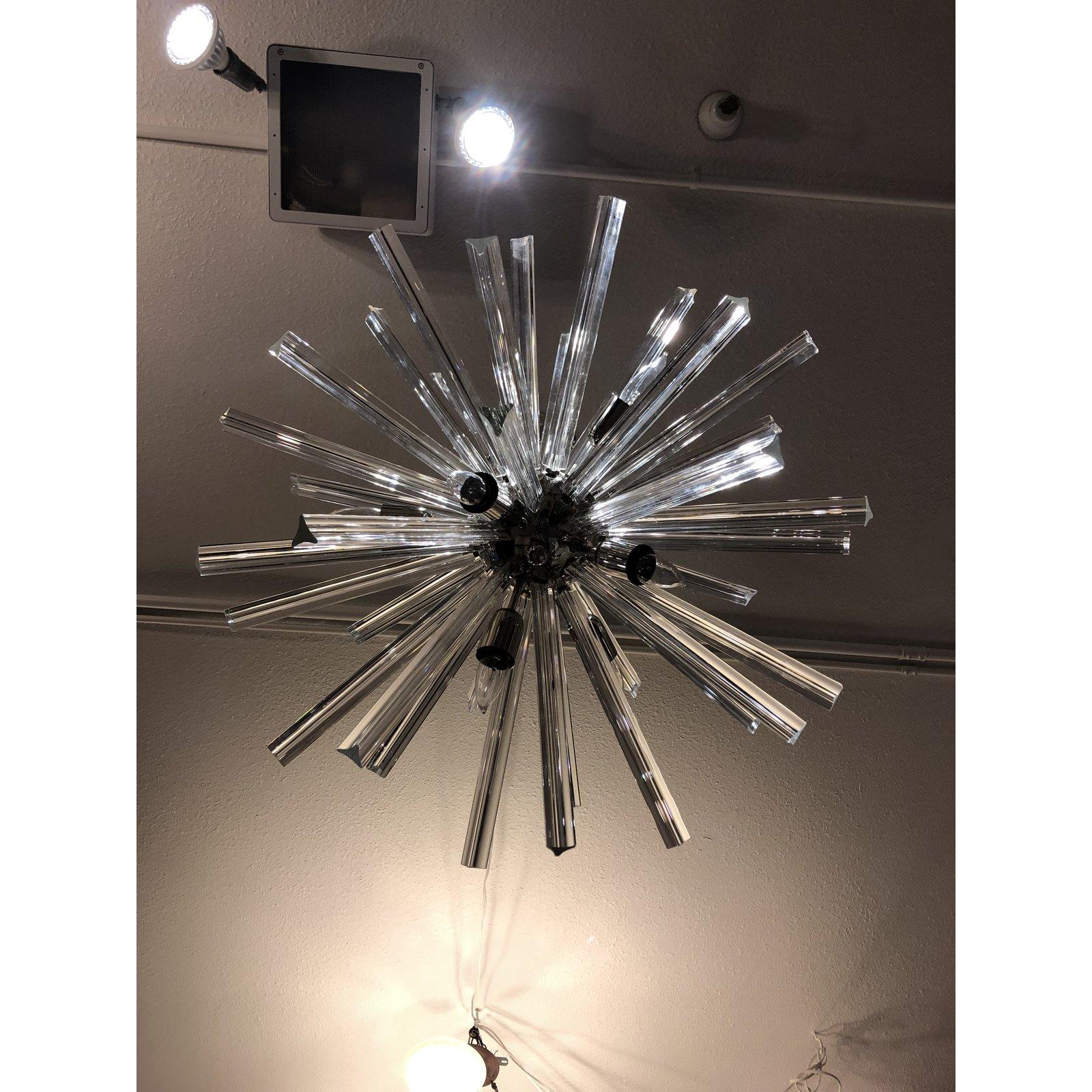 Contemporary Axis Chandelier by Z Gallerie For Sale