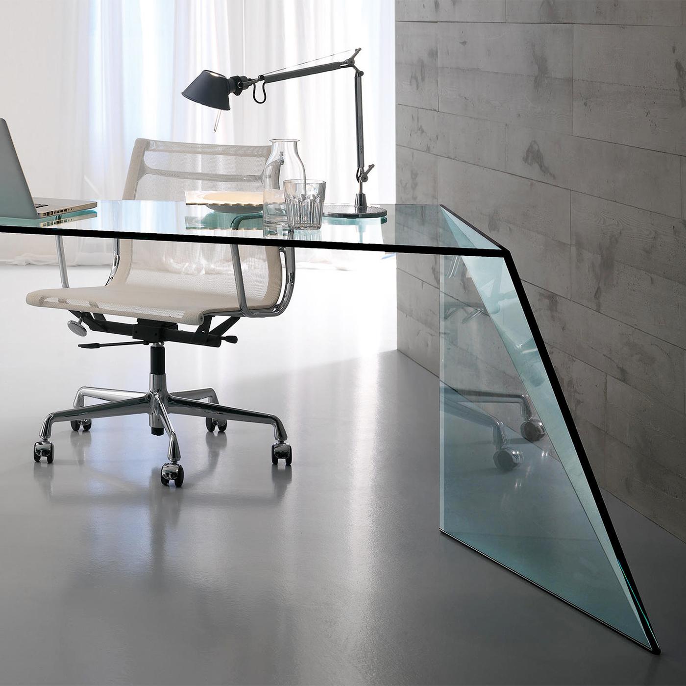 Glass Axis Desk For Sale