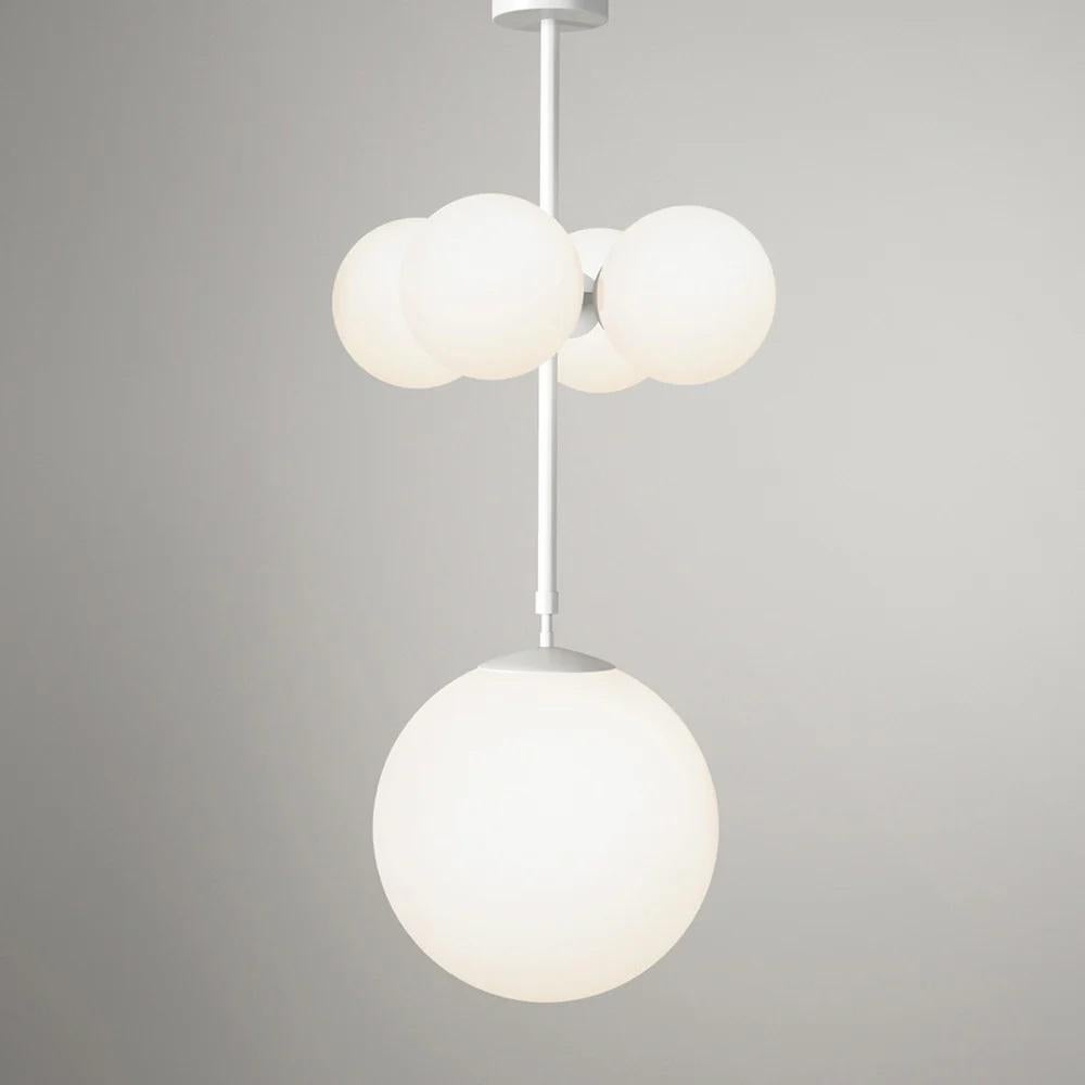 Post-Modern Axis Globe Pendant Light by Atelier Areti For Sale