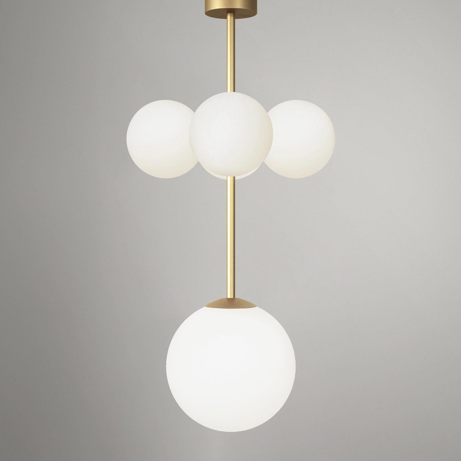 German Axis Globe Pendant Light by Atelier Areti For Sale