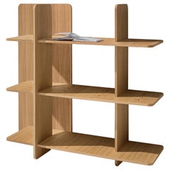 Axis Modular Bookcase in Oak by Studio Klass