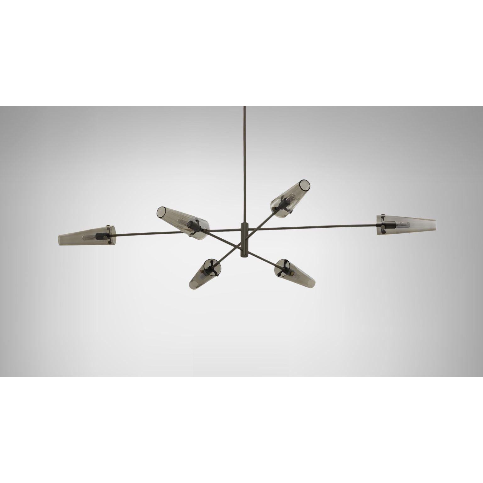 Axis Six Pendant Lamp by CTO Lighting In New Condition In Geneve, CH