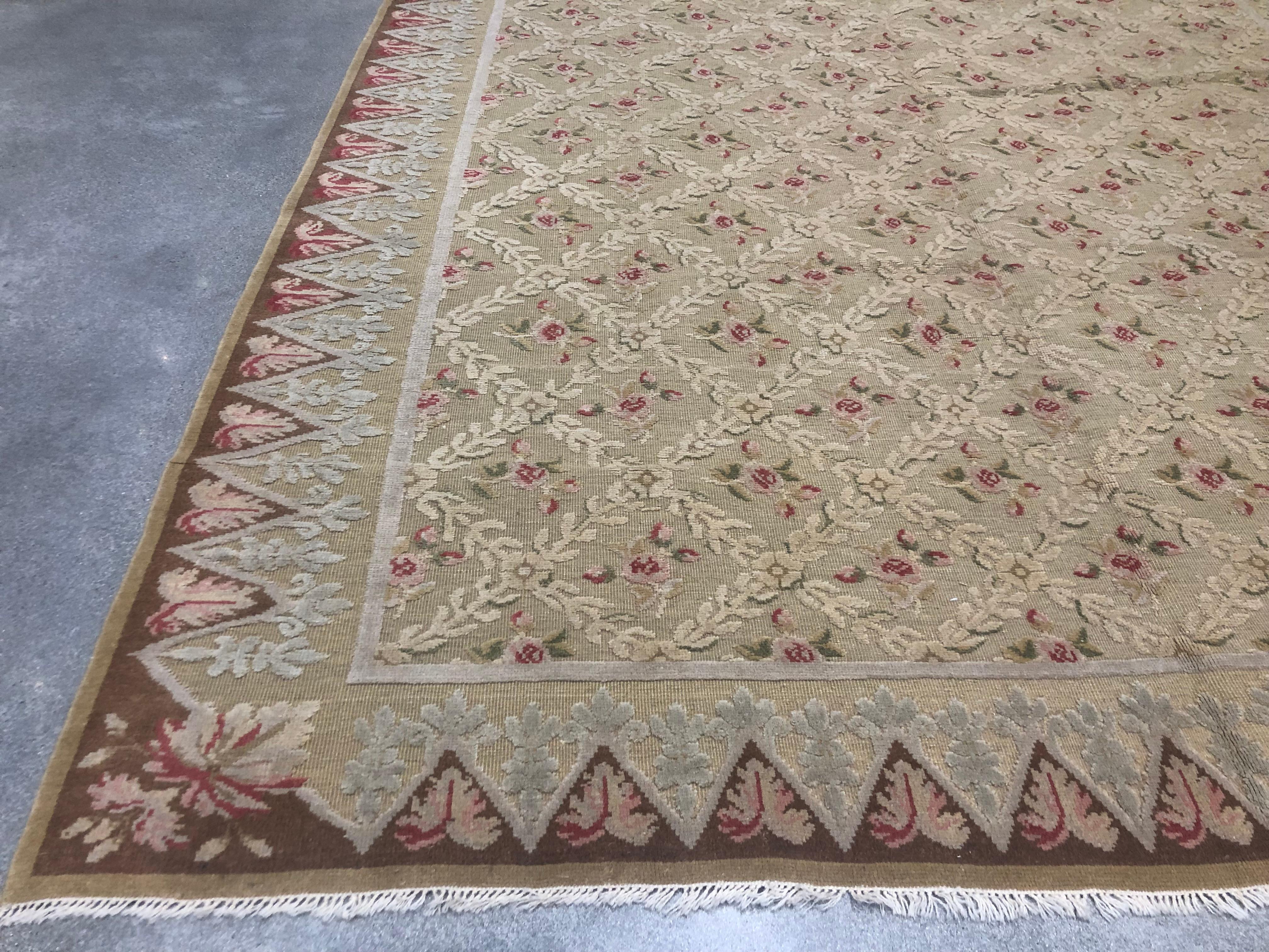 pink rose rug
